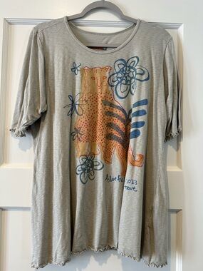 Bluefish Simple Tee in Clouds